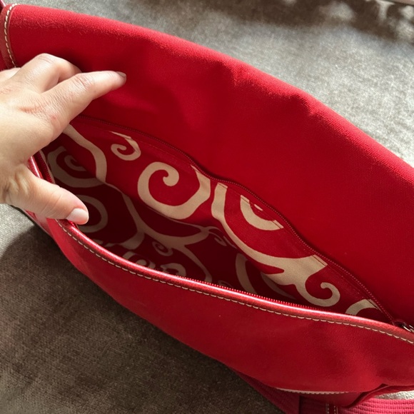 NWOT Isabella Fiore Red Diaper Bag - Picture 16 of 16